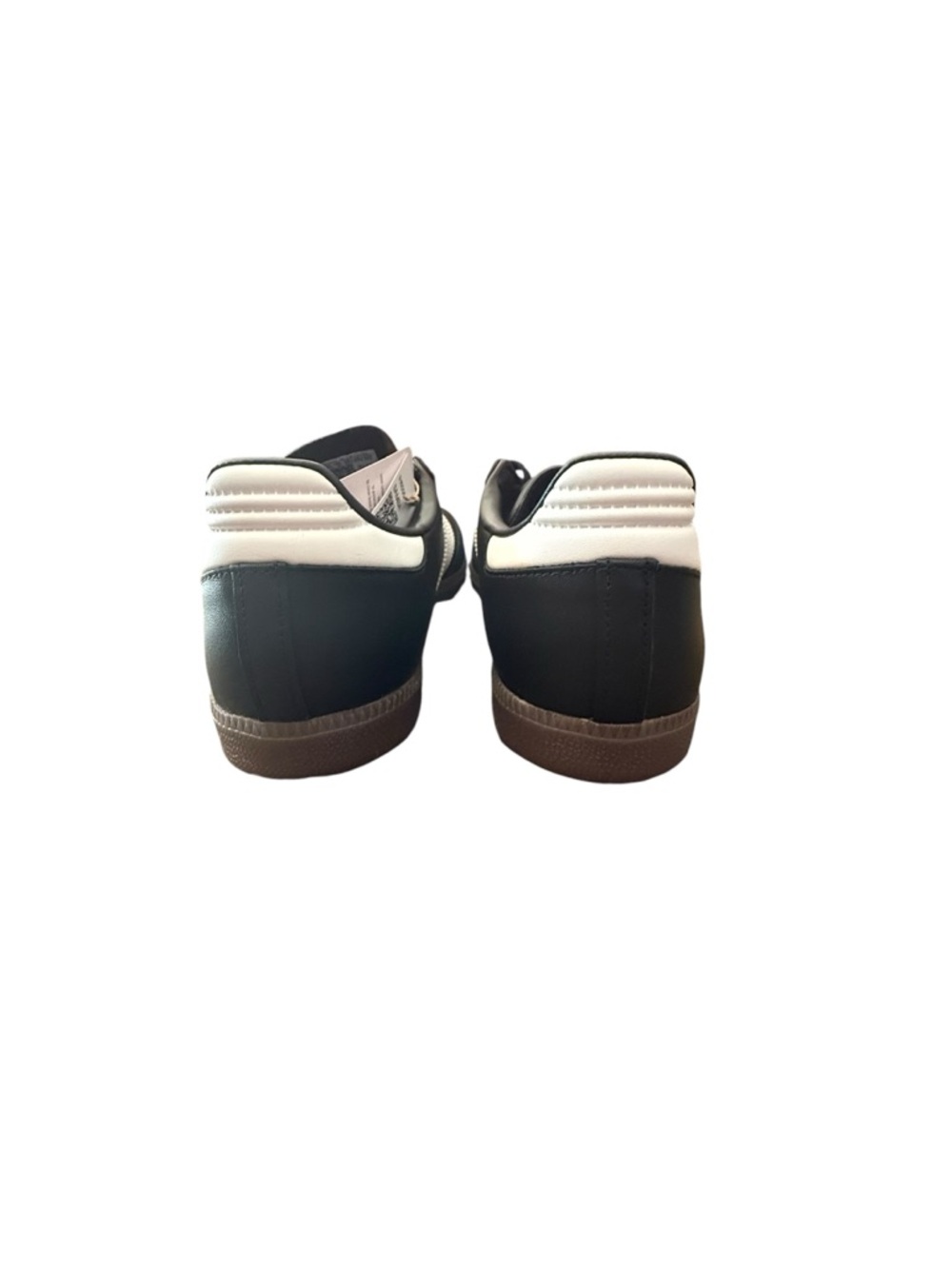 adidas Samba Low-Top Sneakers in Black, White & Gold gum soles, men’s size 9.5 - Picture 5 of 7